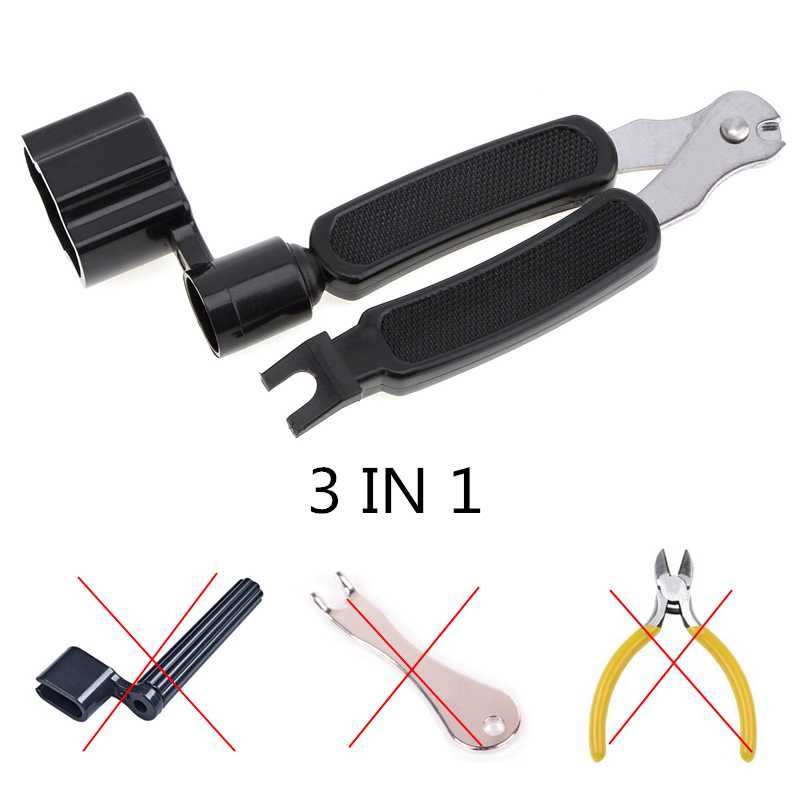 (100% BARANG ORI) ONEMusic Guitar Tool 3in1 StringWinder+Bridge Pins Puller+StringCutter