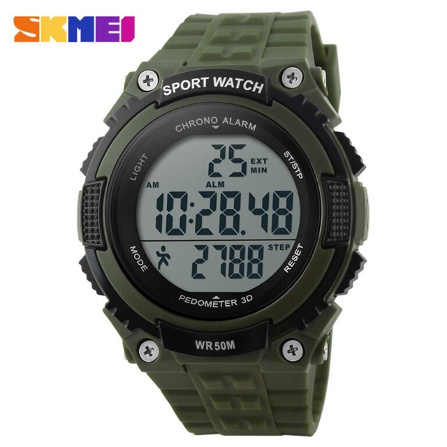 SKMEI Jam Tangan Digital Pria - DG1112S - Army Green