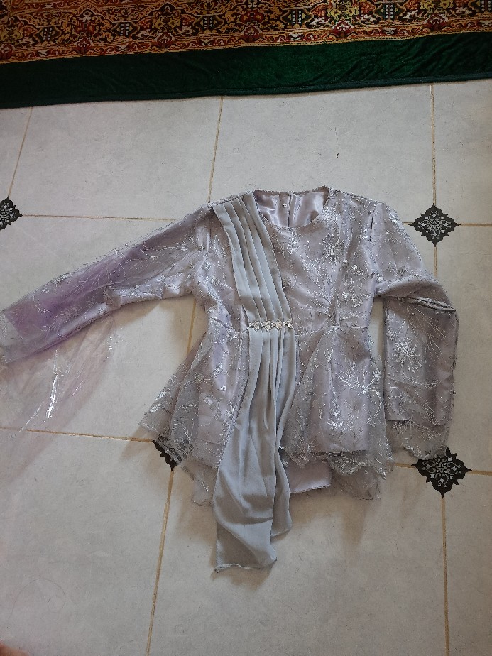 New Arrival | Nayaka Batik - Batik Couple Anjella Hauw Tulle Slendang Aplikasi Payet