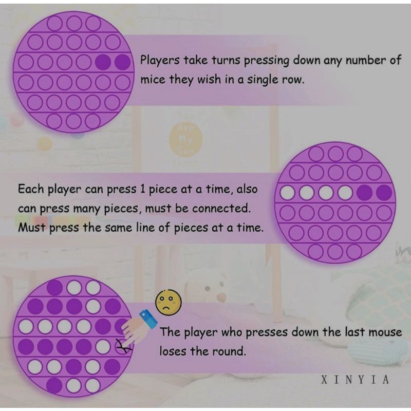 POP IT /POP IT JUMBO RAINBOW MURAH BANGET UKURAN BESAR 12 CM GRATIS ONGKIR-1