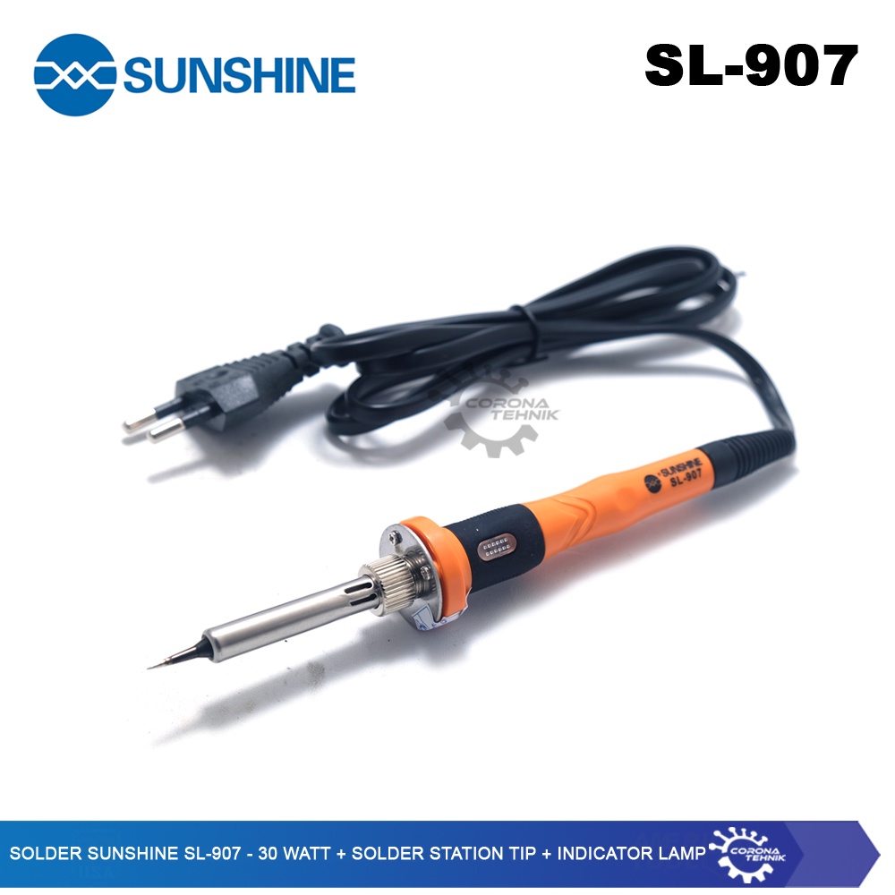 SL-907 - Solder Sunshine - 30 Watt + Solder Station Tip + Indicator Lamp