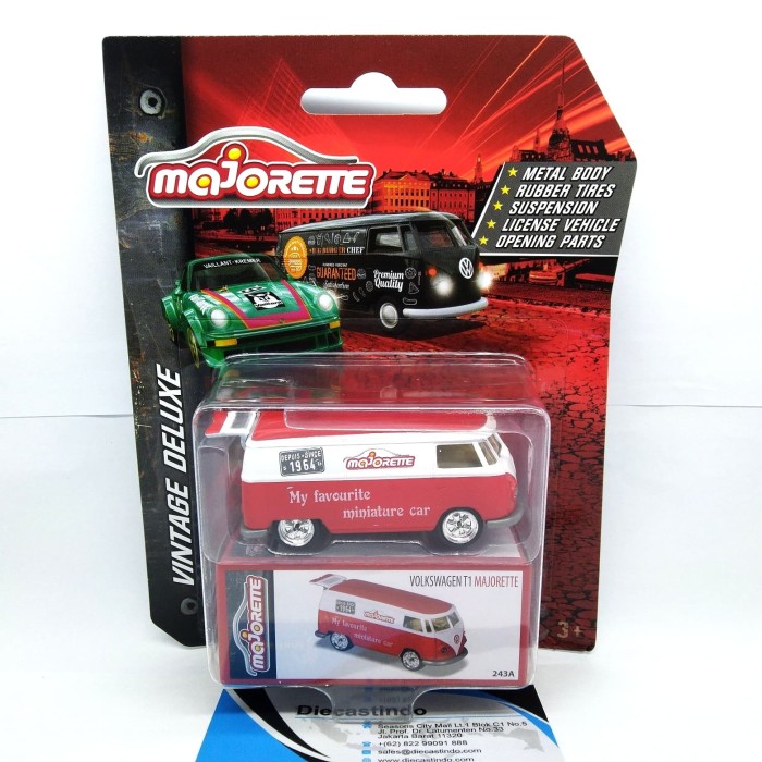 Majorette 1:64 Vintage Deluxe Volkswagen T1 Majorette