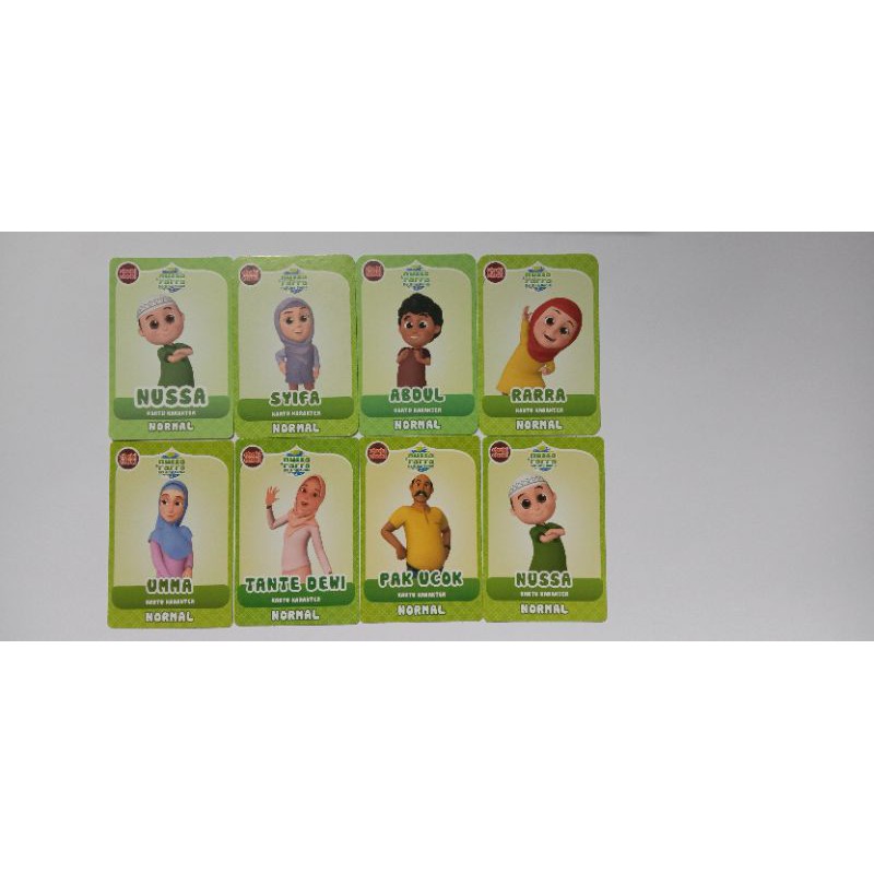 Kartu Nussa dan Rarra Keliling Dunia (karakter)