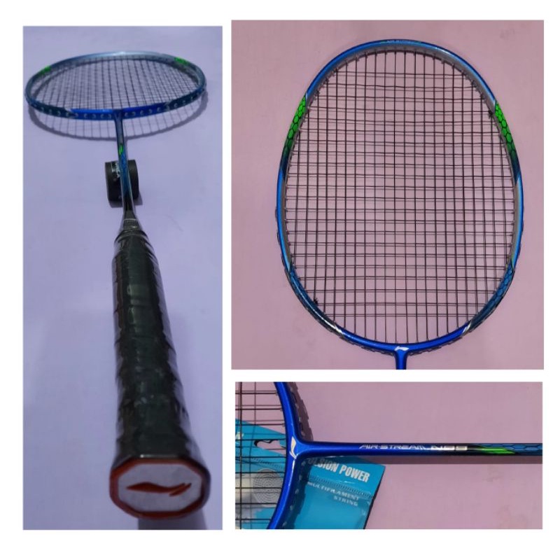 RAKET LN IMPOR PLUS SENAR GRIP TAS BADMINTON