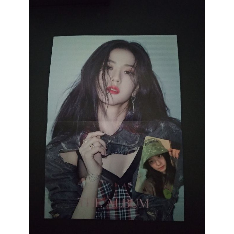 Blackpink - The Album ktown4u benefit Jisoo edition (Poster + Photocard)