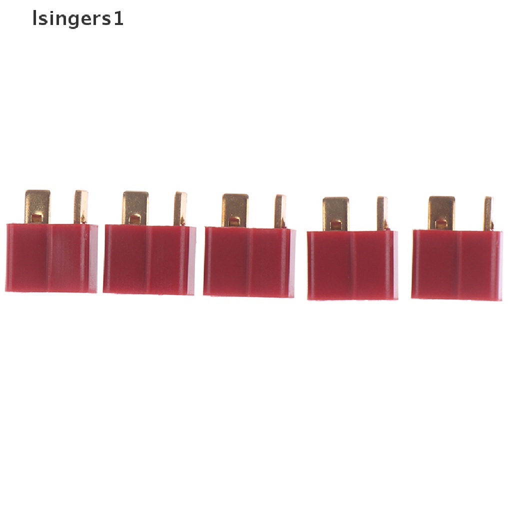 (lsingers1) 10 pcs / 5 Pasang Konektor Tamiya Male + Female