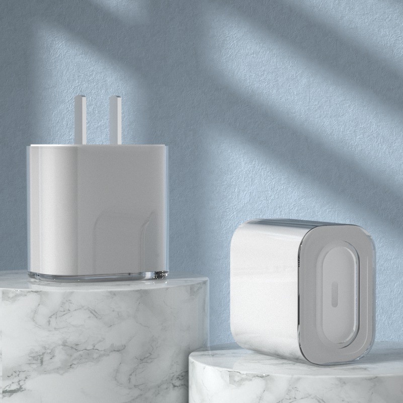 Cover Pelindung Kepala Kabel Data Charger 18W 20W Bahan Silikon Transparan Anti Jatuh 18W / 20W