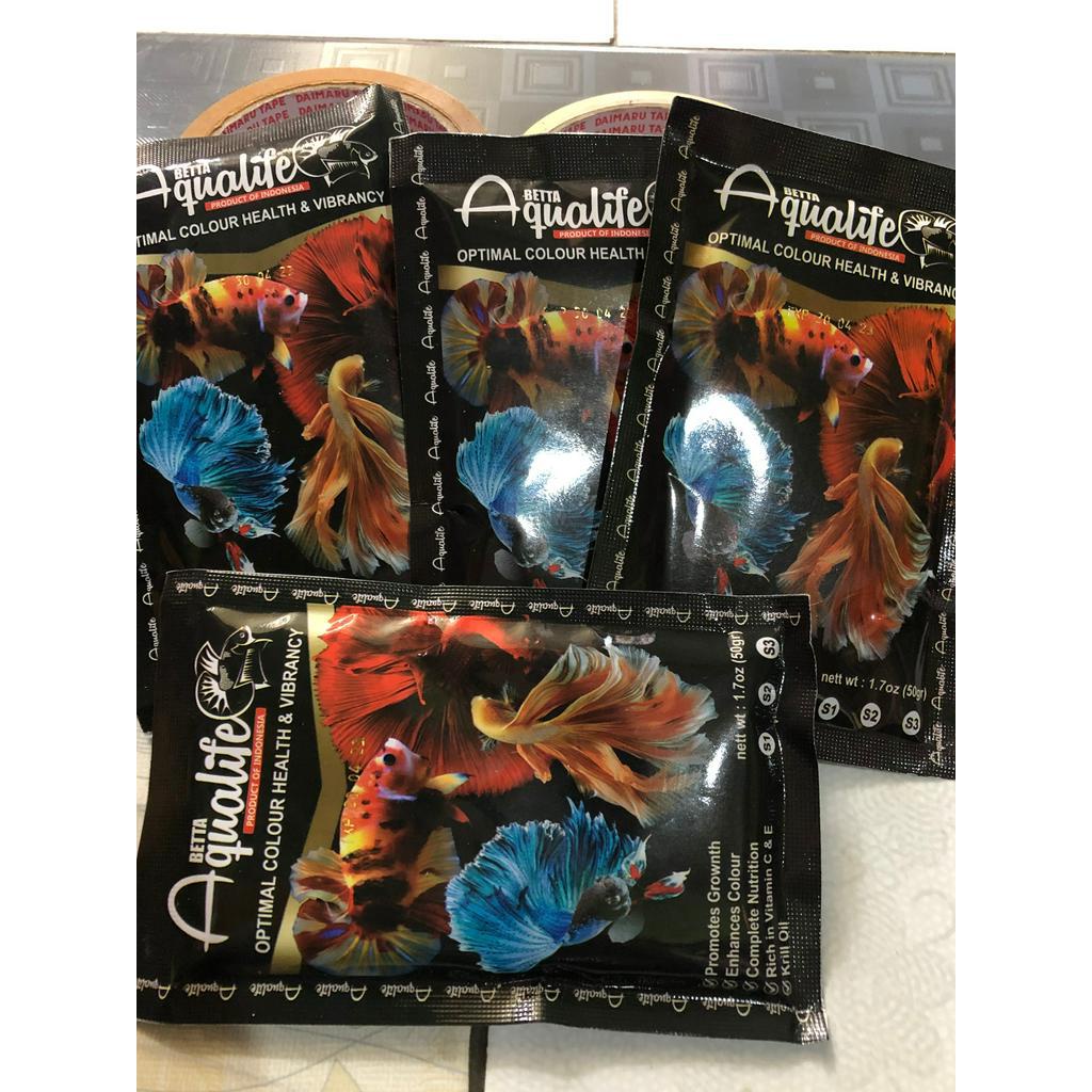 

PELET IKAN CUPANG AQUALIFE 50 GR S2