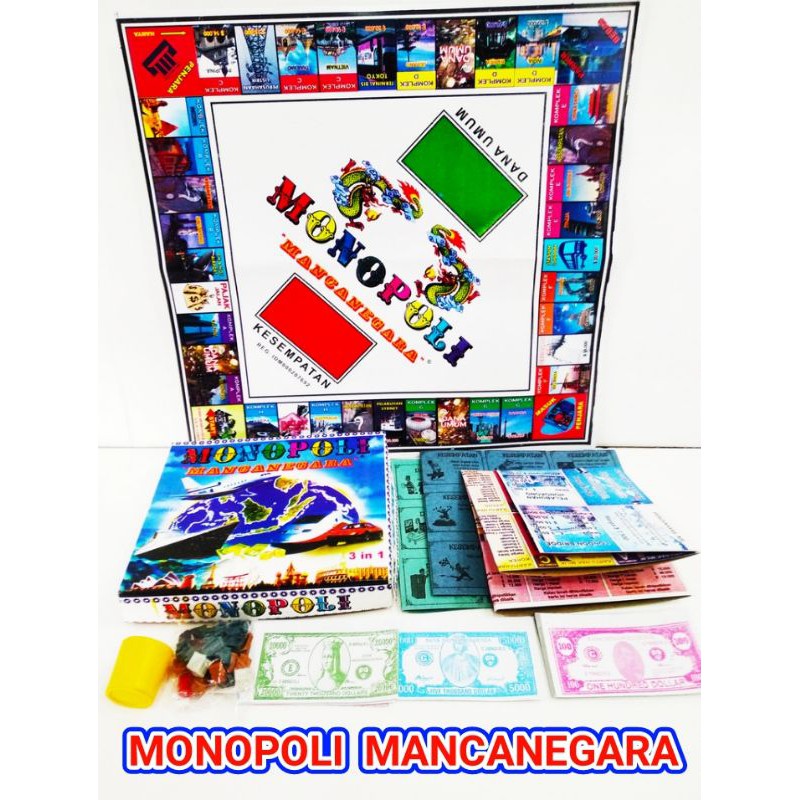 Mainan Monopoli Games Monopoly Internasional Catur Ular Tangga — 7