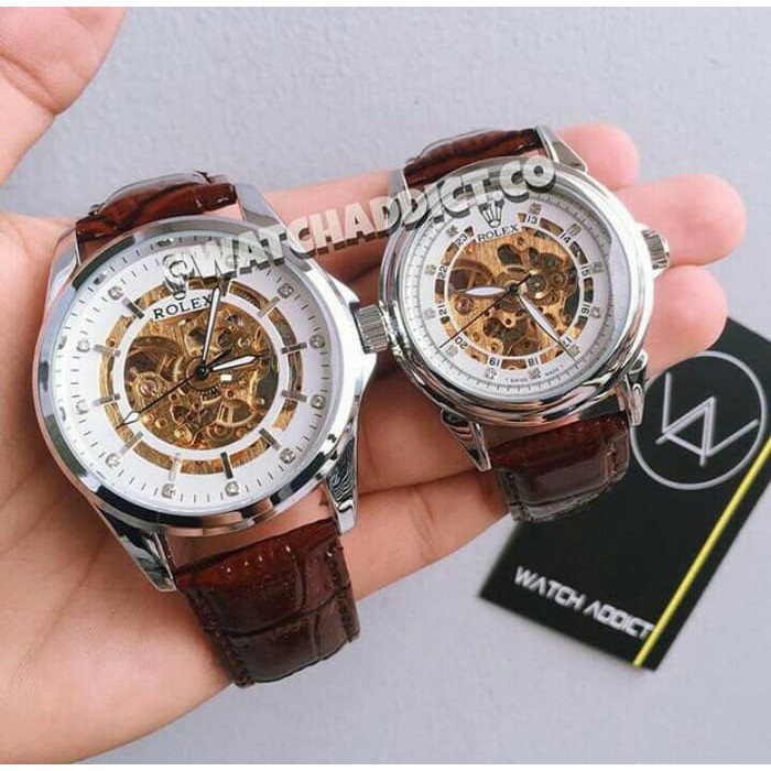 Hot Sale Jam Tangan Couple Rolex Automatic Kekinian