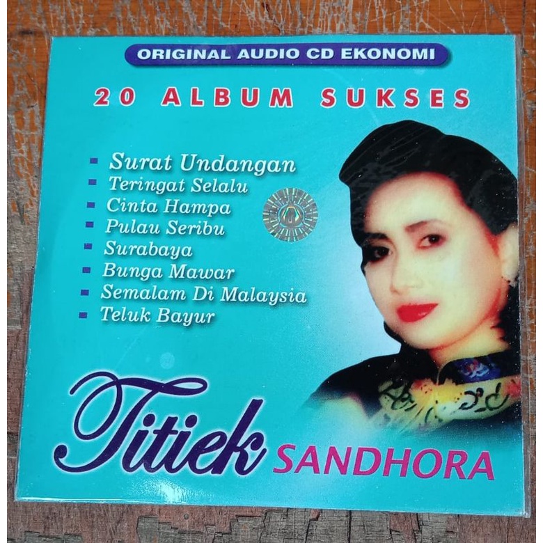 Kaset Cd audio original lagu 20 Album sukses titiek sandora