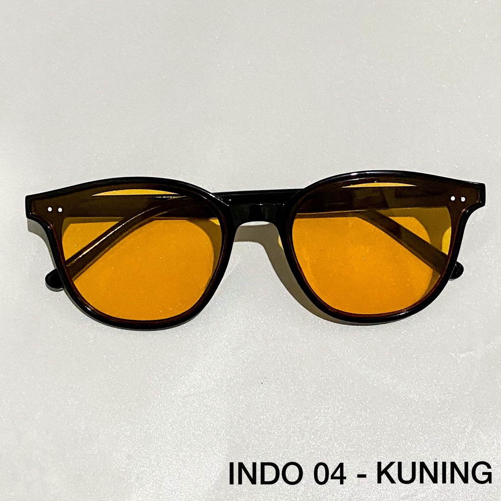 Kacamata Hitam Sunglasses Unisex Pria dan Wanita anti radiasi high quality material Indoberkah88 Indo-04