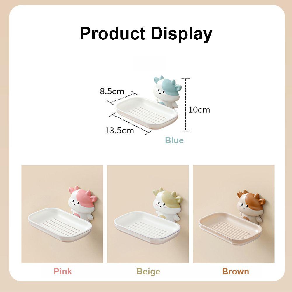 Populer Tempat Sabun Kualitas Tinggi Kartun Betis Perekat Diri Rak Sabun Saluran Air Yang Dipasang Di Dinding