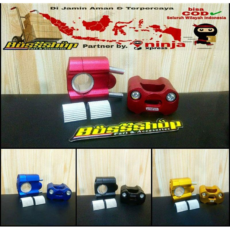Riser Stang Fatbar - Peninggi Stang motor klx- Vixion-cb150r-verza - universal Motor