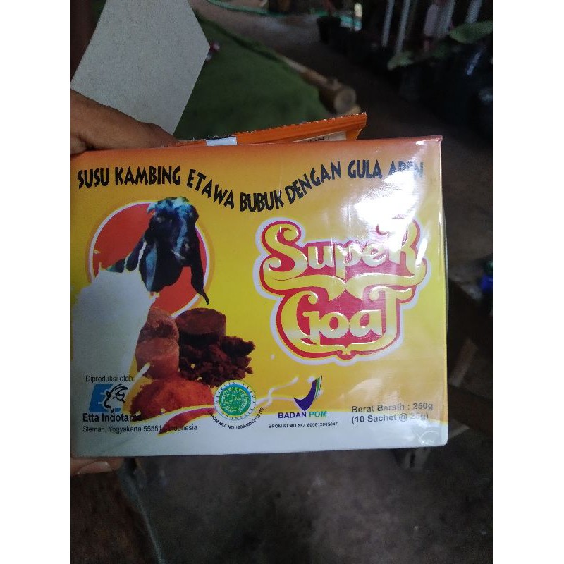 

Susu kambing etawa gula aren 1 bok isi 10 saset