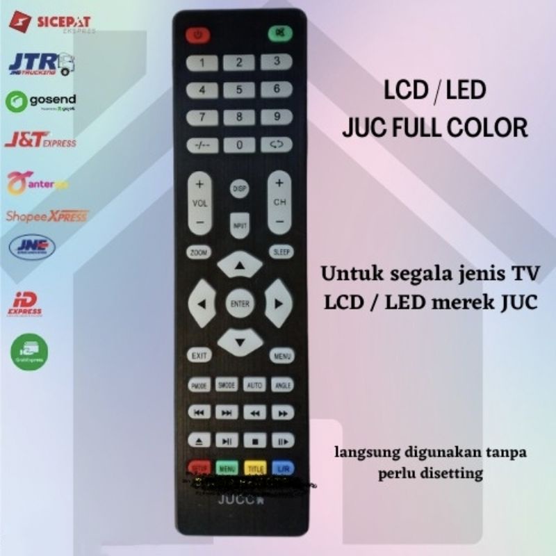 Remote TV LED LCD Merk JUCC-IKEDO-AOYAMA-NIKO-STELLE-SKYTRON-DIGIMEDIA Full Colour