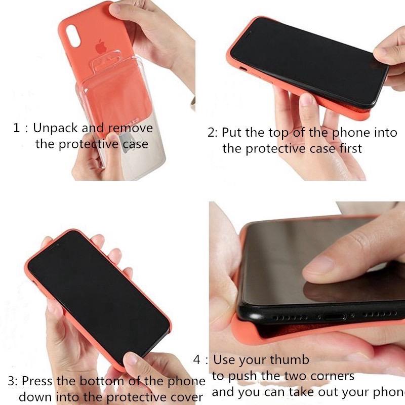 Apple Silicone Not Full (Seri 2) Cover Silicone Logo Apple Not Full Lens Protection Silicone Apple Premium Silicone Apple Case Anti Kotor