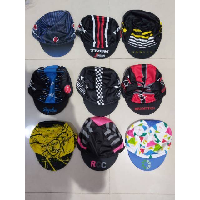 CYCLING CAP TOPI GOWES TOPI SEPEDA TOPI POLYGON