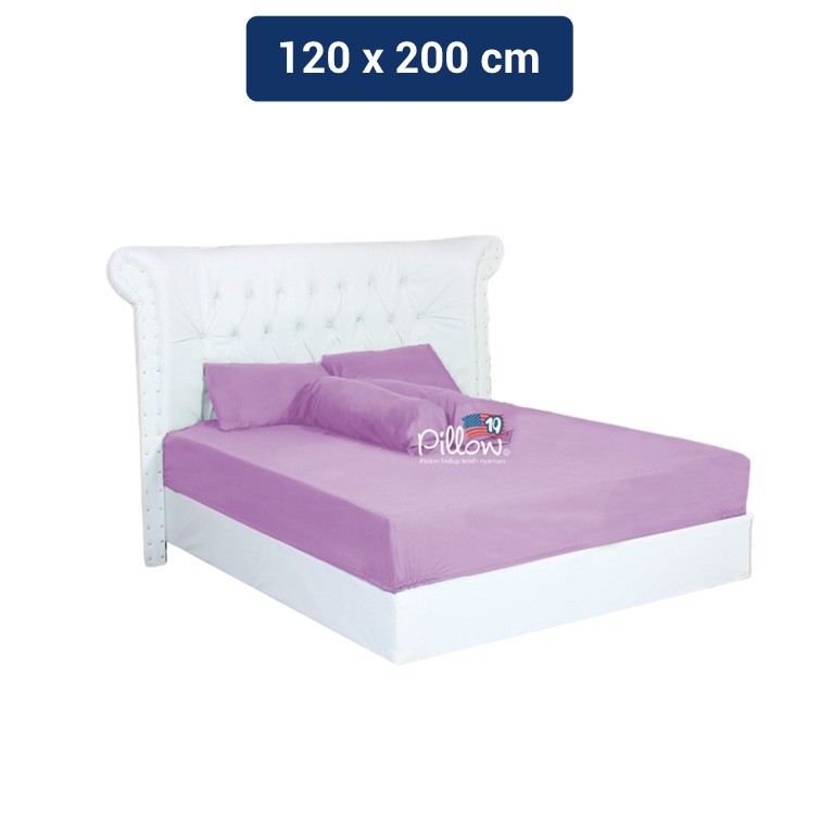 109 Pillow Sprei Polos SPS / Bedsheets Ungu 120x200cm