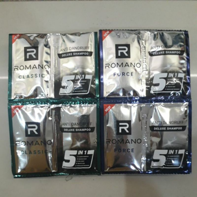 SHAMPOO COWOK ROMANO SACHET 1 RENCENG 12 SACHET