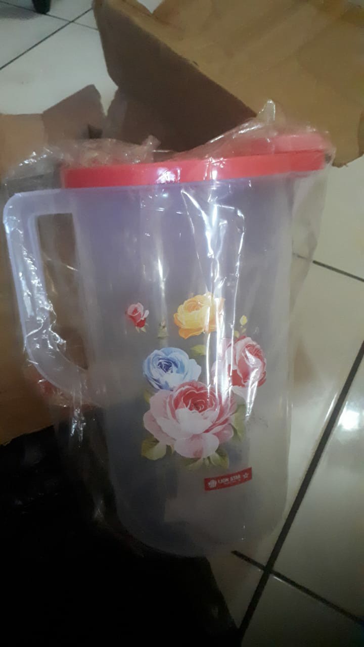 Lion Star K-26 Praxis Water Jug. 2.3 L Pitcher Teko Tempat Air Minum Dingin Botol Plastik Kulkas