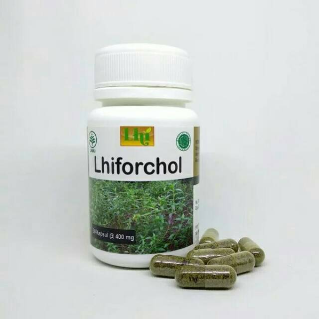 [HERBAL DR.LIZA]Obat Mengurangi Lemak Darah Kapsul Herbal Lhiforchol produk Lhi