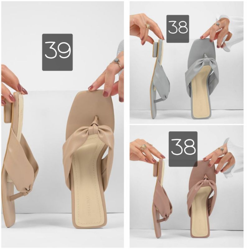 SUNDAE FLAT OCEAN LINEN SIENNA SANDAL LOCALID LOCAL.ID LOCAL ID