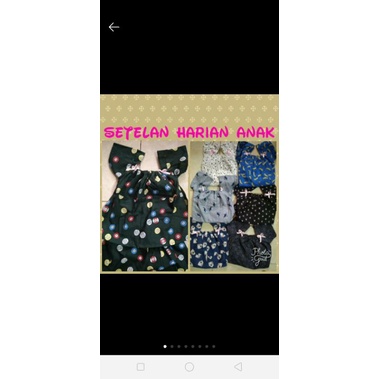 Setelan anak santung S /setelan santai/setelan anak perempuan-minimal 12