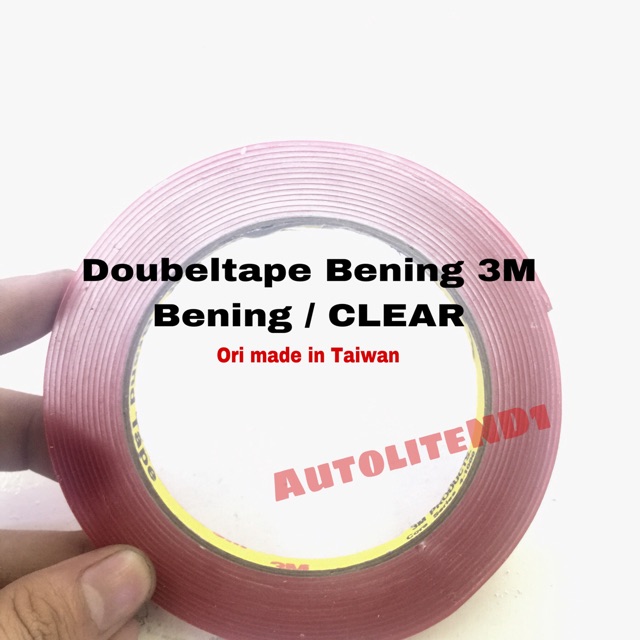 

DOUBLE DOUBEL TAPE 3M VHB BENING 6 MM 6mm / CLEAR ORI Taiwan