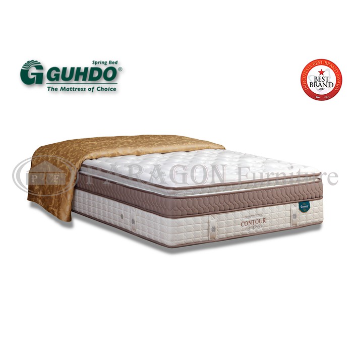 Kasur I Contour 200x200x43 Latex Pocket Spring - Spring bed Guhdo