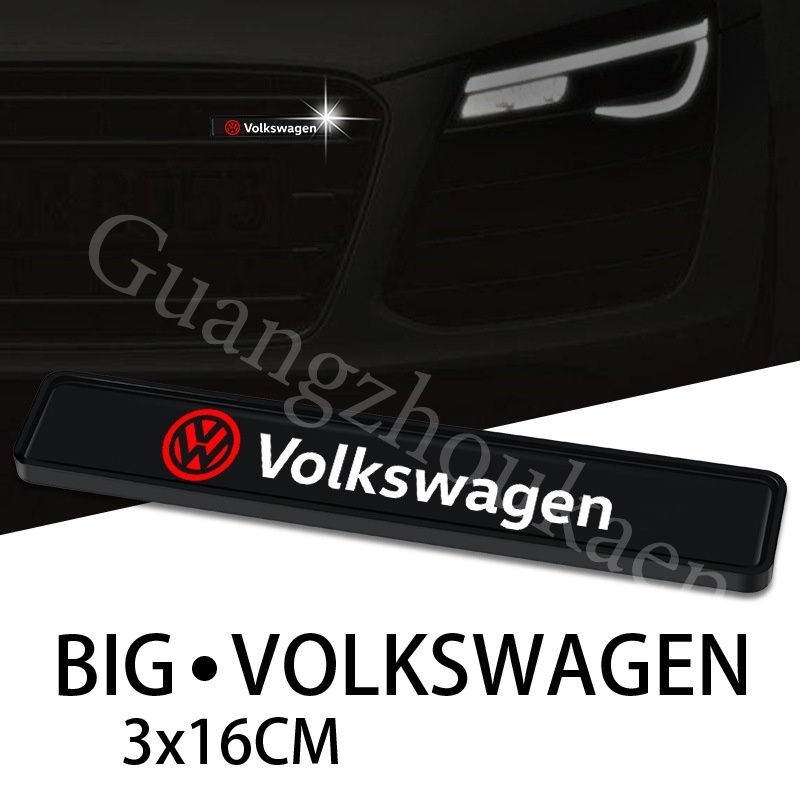 Volkswagen Lampu LED Logo Untuk Dekorasi Kap Depan Mobil Polo golf