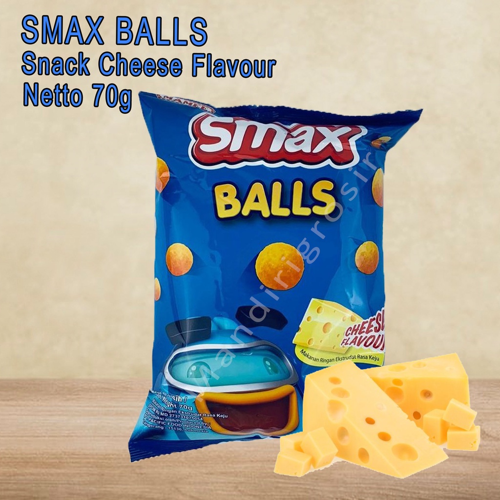 SNACK * SMAX BALLS * CHEESE FLAVOUR * 70g