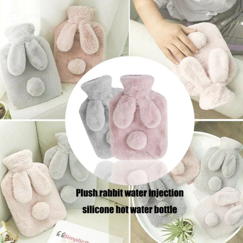 KANTONG KOMPRES AIR PANAS LUCU - KOMPRES PERUT MENSTRUASI - BULI BULI LUCU - BULU TEBAL