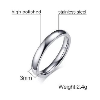 CINCIN MURAH / Cincin titanium/couple epoxy MINI list putih hitam / BISA COD ( BAYAR DI RUMAH ) TOKO IMAH