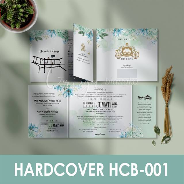 HARDCOVER HCB-001 BLANKO Undangan Pernikahan GRIYA BLANGKO