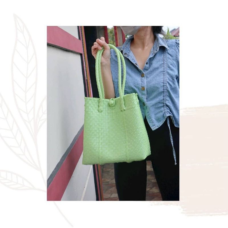 

tas jali pastel candy soft green/size M