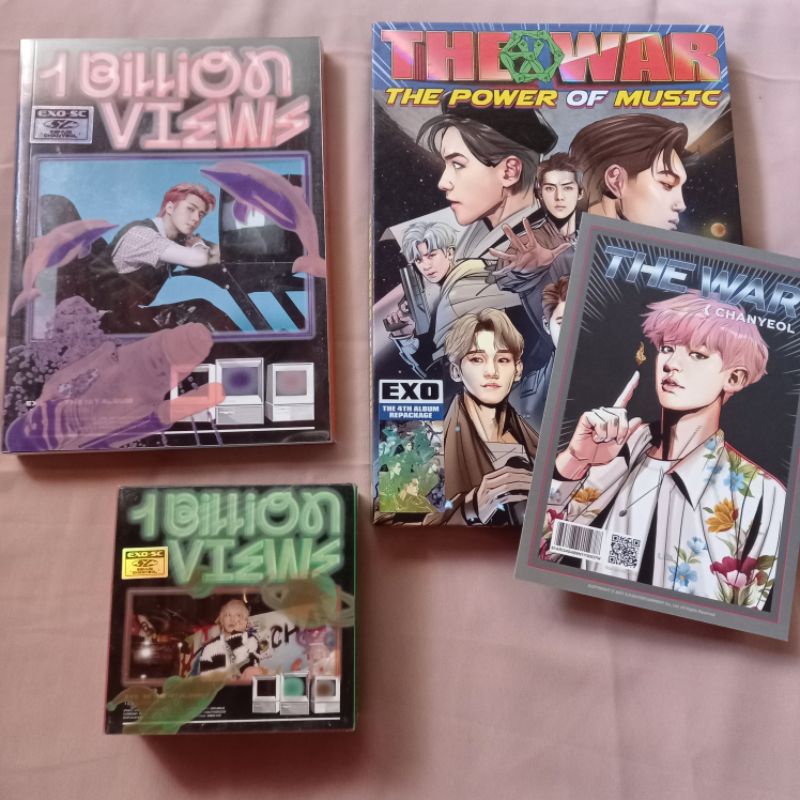 ALBUM EXO POWER 1 BILLION VIEWS SECHAN EXO SC KIHNO