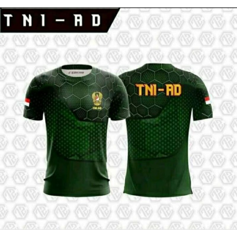 kaos jersey TNI AD DRYFIT