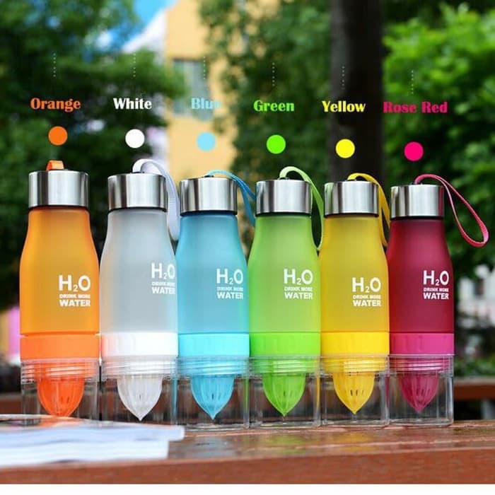 H839 Botol Minum H2O Drink More Water 650 Ml - Botol Minum