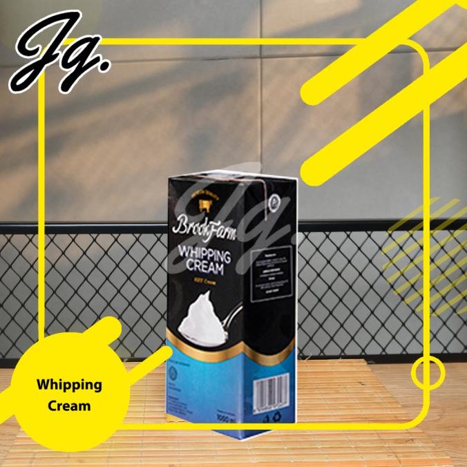 

(BISA COD) BrookFarm Whipping Cream 1000 ml OBRAL Kode 59