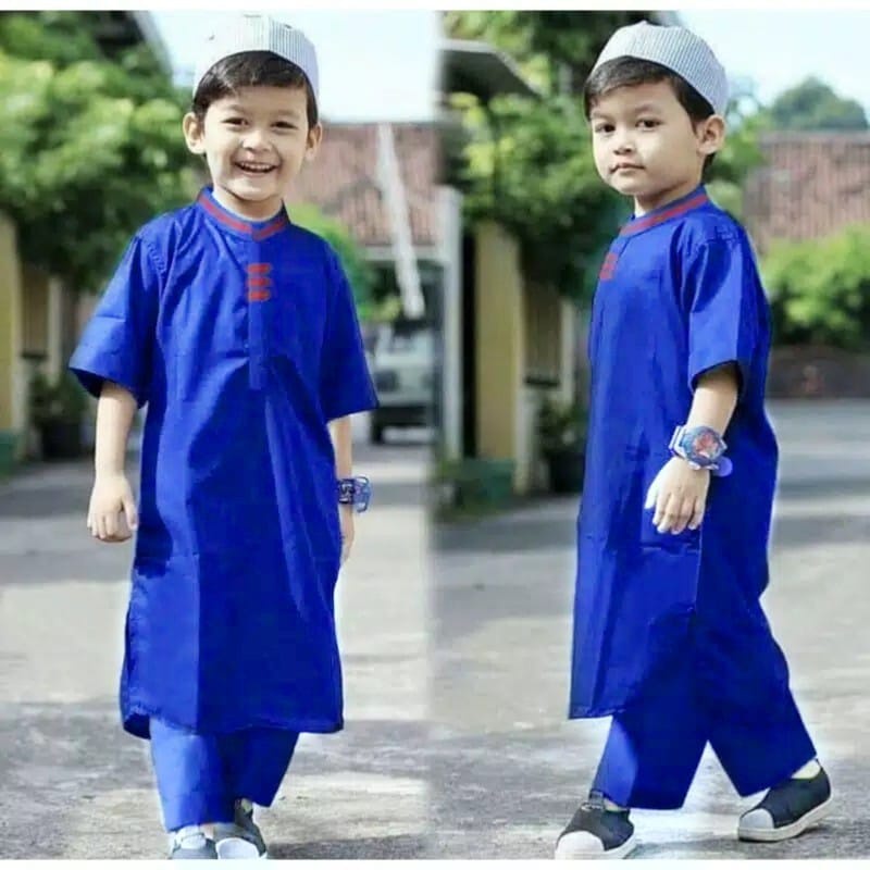 Baju Koko Anak Laki - Laki // Stelan Koko Pakistan Anak 1 - 8 THN