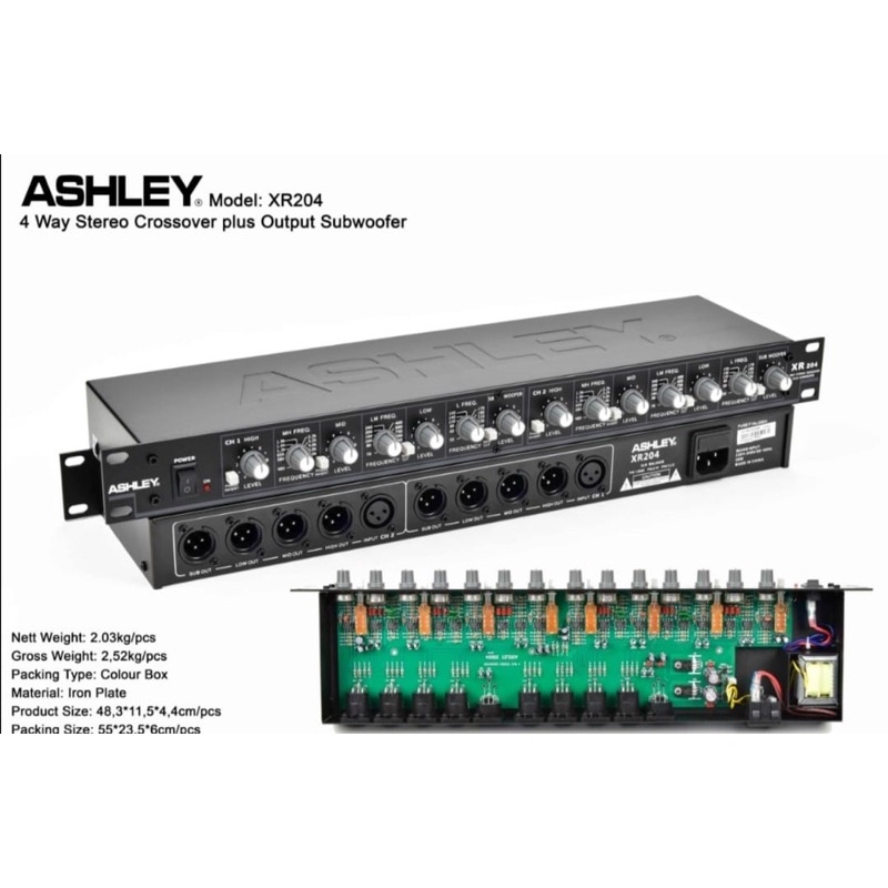 Crossover Aktif Ashley 4way XR204