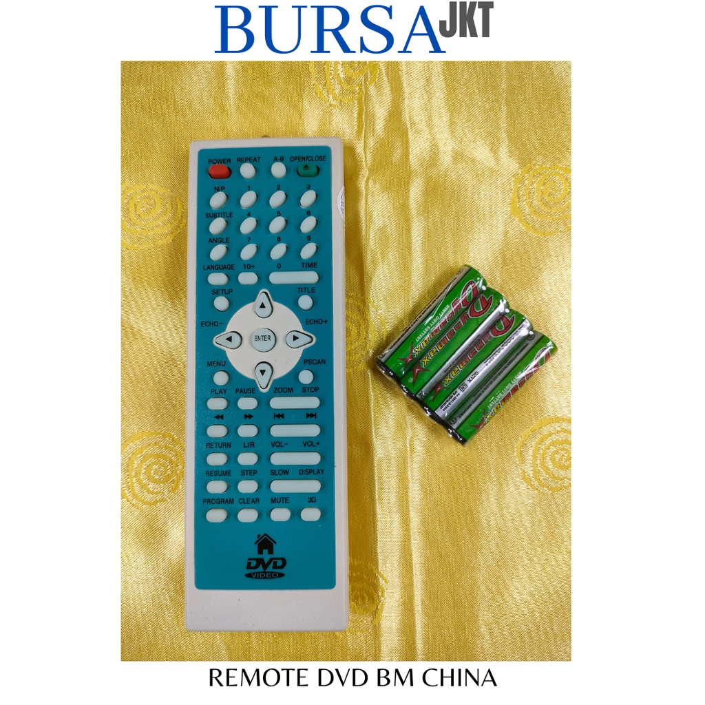 REMOTE DVD BM MULTI 100IN1 CHINA HIJAU KAWACHI GMC CRISTAL