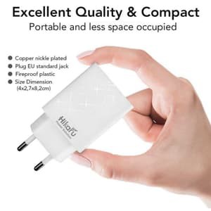 CHARGER DUAL USB 2.4A FAST CHARGING HIKARU SMART POWER