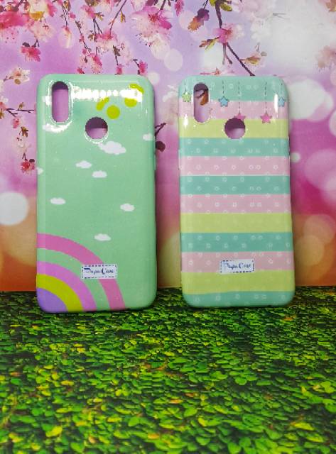 PR Softcase Pastel Rainbow Vivo Y95 Y50 Y19 V19 V17pro Y93 Y91 Y30