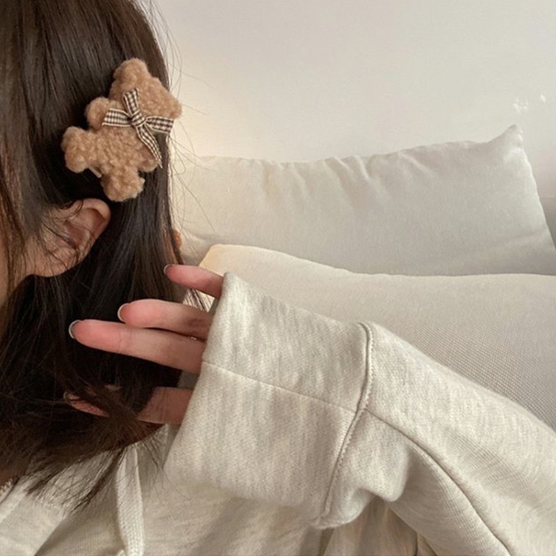 Jepit Rambut korea beruang Lucu