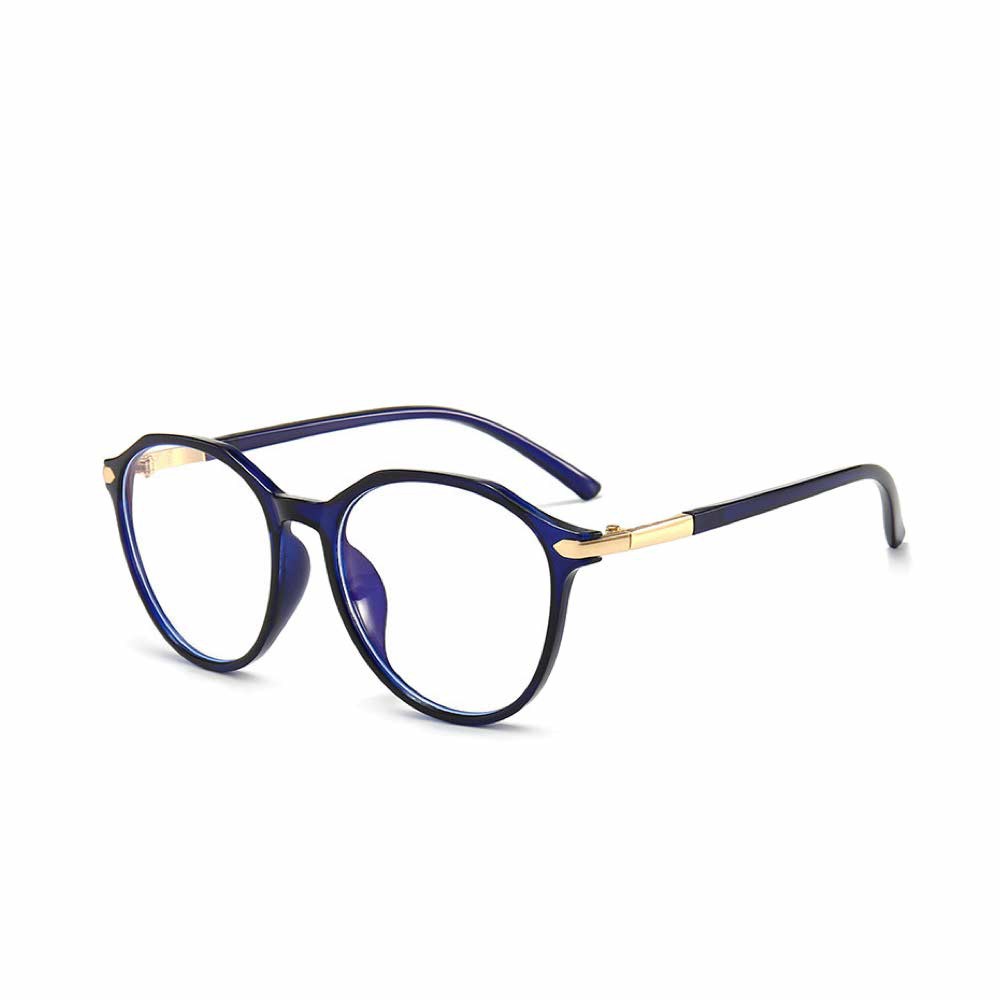 Kacamata Anti Radiasi [ Navy ] Blue Ray Lens - Pria dan Wanita - Design Korea - HM676