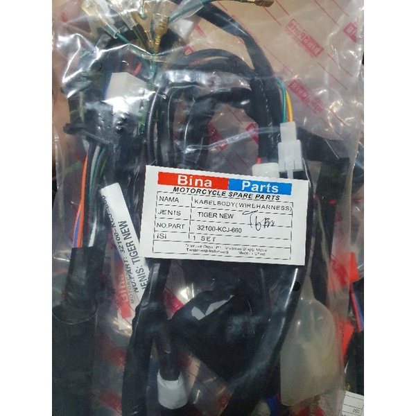 kabel body assy 1set honda tiger lama old / tiger new lama