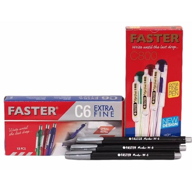 

TERMURAH Faster Bundling- Faster C800 + Faster C6 (black) + 3 pcs W6 (black)/PULPEN GEL/PULPEN LUCU/PULPEN 1 PACK/PENSIL WARNA/PENSIL 2B/PENGHAPUS JOYKO/PENGHAPUS LUCU/RAUTAN PENSIL PUTAR/RAUTAN ELEKTRIK/SPIDOL WARNA/SPIDOL PERMANEN/SPIDOL