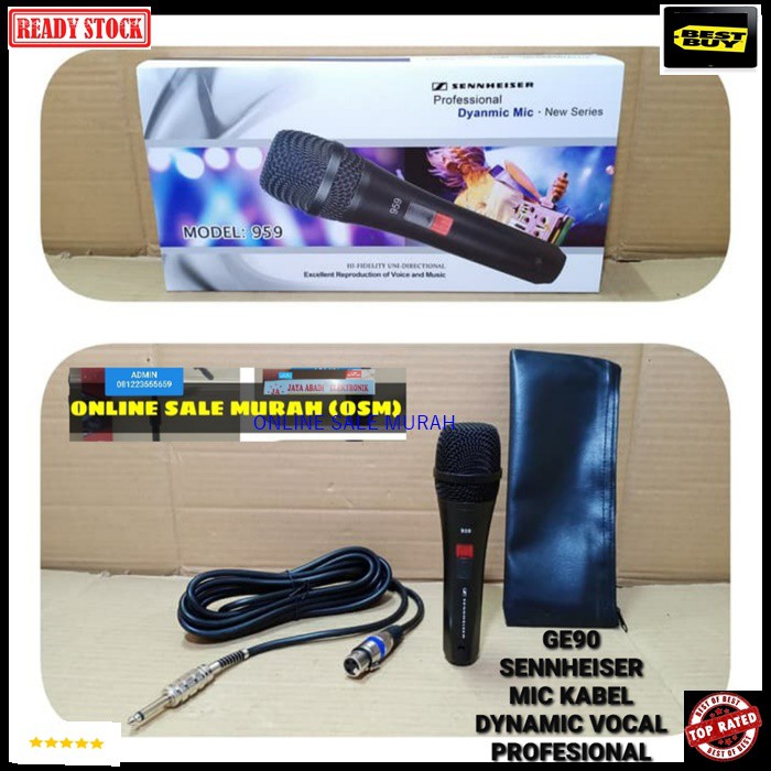 G90 Sennheiser mic kabel mik cable microphone karaoke dynamic profesional pro kabel cable GOLDEN legendary GOLD song musik senheizer senheiser audio sound system pengeras suara legendaris G90   Bisa SEGALA JENIS AUDIO SOUND  TERBUAT DARI BESI METAL  1 Mic